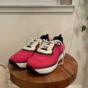 Prada Women’s Fuchsia/Pink Nylon Sneakers, Size 38 (US 8) 💗